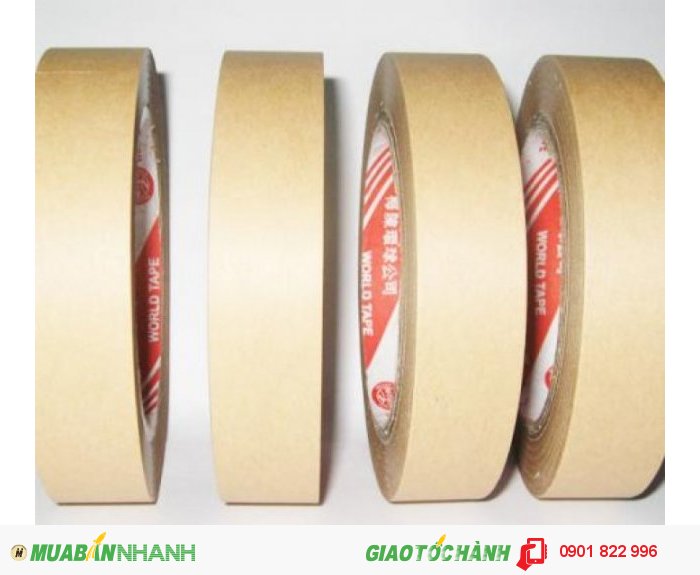 Băng keo giấy nâu da bò